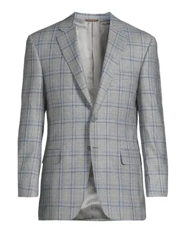 Canali Plaid Wool Sportcoat | Thumbnail 1