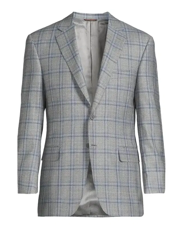 Canali Plaid Wool Sportcoat