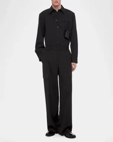 Helmut Lang Men's Wool Pants | Thumbnail 2 Helmut Lang Men's Wool Pants | Thumbnail 2