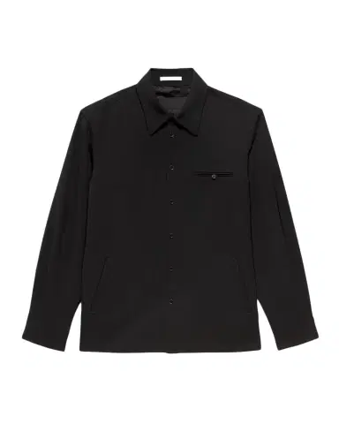 Helmut Lang Men's Wool-Blend Shirt Jacket | Thumbnail 1 Helmut Lang Men's Wool-Blend Shirt Jacket | Thumbnail 1