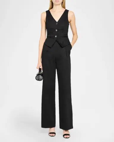BLACK HALO Matias Vest Jumpsuit | Thumbnail 2 BLACK HALO Matias Vest Jumpsuit | Thumbnail 2