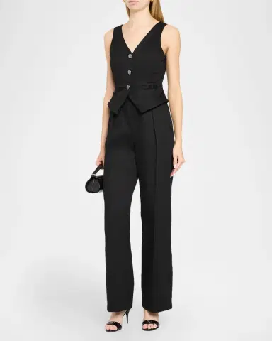 BLACK HALO Matias Vest Jumpsuit | Thumbnail 4 BLACK HALO Matias Vest Jumpsuit | Thumbnail 4