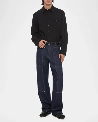 Helmut Lang Dark Wash Carpenter Jeans | Thumbnail 2 Helmut Lang Dark Wash Carpenter Jeans | Thumbnail 2