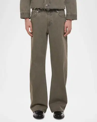 Helmut Lang Men's Cotton Bootcut Jeans | Thumbnail 4
