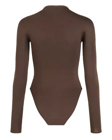 Alaïa Semi-Sheer Mock-Neck Bodysuit | Thumbnail 2 Alaïa Semi-Sheer Mock-Neck Bodysuit | Thumbnail 2
