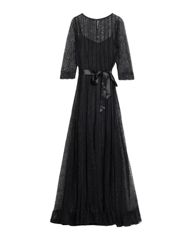Rickie Freeman for Teri Jon Pintuck Lace Gown