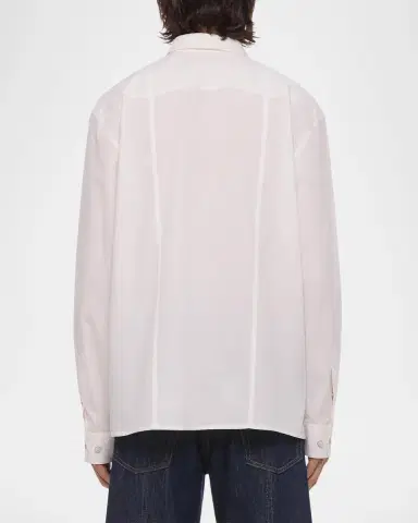 Helmut Lang Men's Cotton Relaxed Shirt | Thumbnail 3 Helmut Lang Men's Cotton Relaxed Shirt | Thumbnail 3