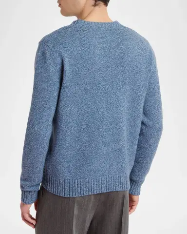 Valentino Garavani Men's Butterfly Wool Sweater | Thumbnail 3 Valentino Garavani Men's Butterfly Wool Sweater | Thumbnail 3