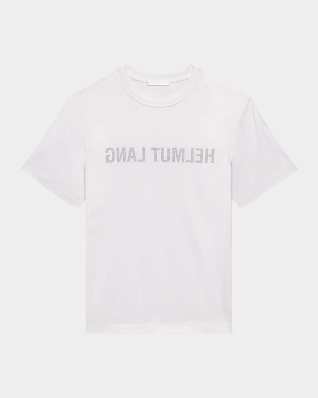 Helmut Lang Men's Reverse Logo Cotton T-Shirt