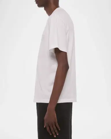Helmut Lang Men's Reverse Logo Cotton T-Shirt | Thumbnail 4 Helmut Lang Men's Reverse Logo Cotton T-Shirt | Thumbnail 4