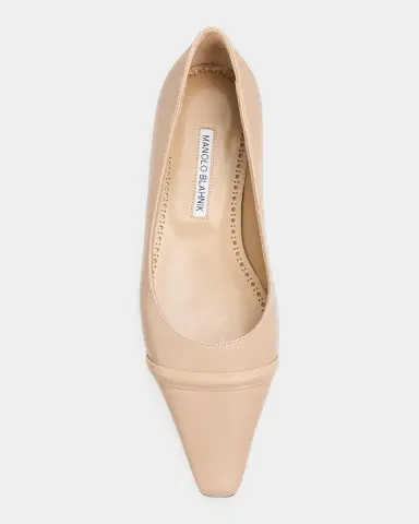 Manolo Blahnik Cotinu Leather Ballerina Flats | Thumbnail 4 Manolo Blahnik Cotinu Leather Ballerina Flats | Thumbnail 4