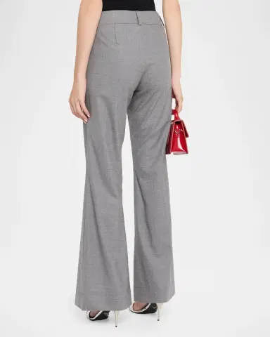 MAISON COMMON Wool Wide-Leg Trousers | Thumbnail 3