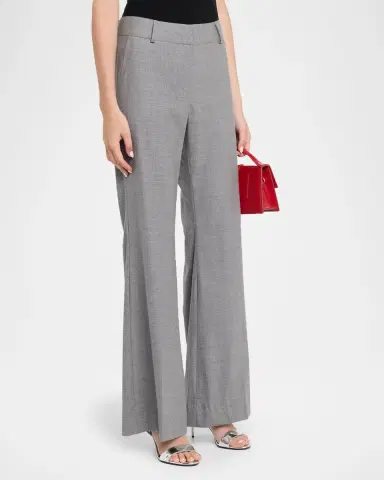 MAISON COMMON Wool Wide-Leg Trousers | Thumbnail 4