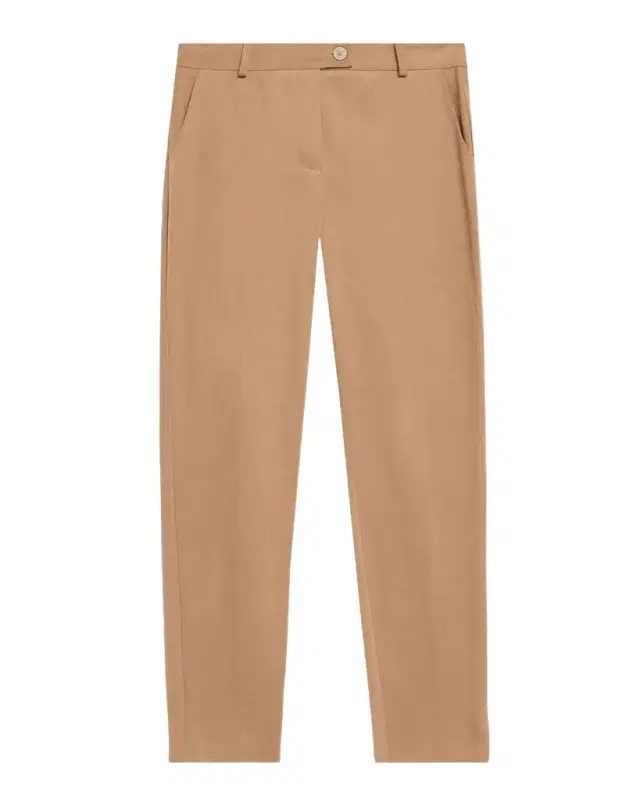 MAISON COMMON Straight Leg Cotton Stretch Pants