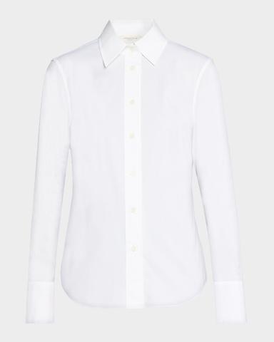 Lafayette 148 New York Slim-Fit Stretch Cotton Shirt | Thumbnail 1 Lafayette 148 New York Slim-Fit Stretch Cotton Shirt | Thumbnail 1