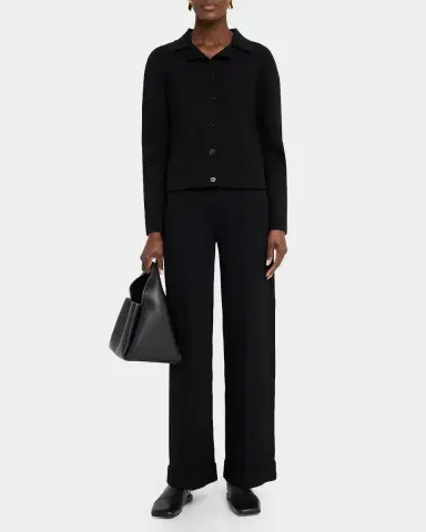 Lafayette 148 New York Button-Front Knit Cardigan | Thumbnail 2