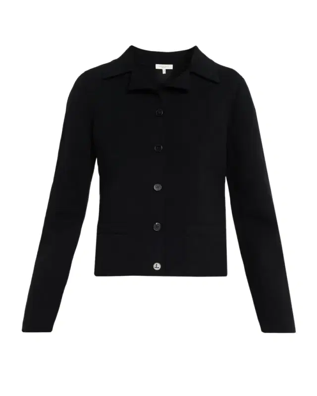 Lafayette 148 New York Button-Front Knit Cardigan