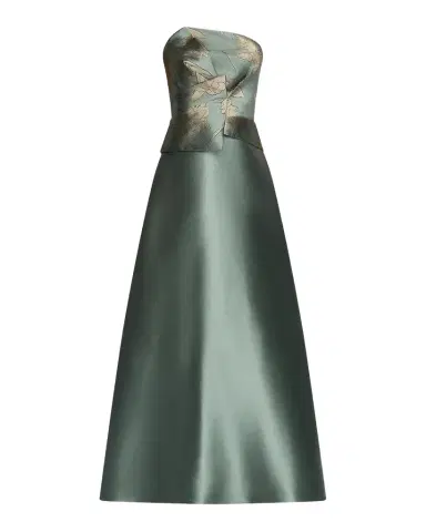 Kay Unger New York Sheryl Mikado Floral A-Line Gown | Thumbnail 1 Kay Unger New York Sheryl Mikado Floral A-Line Gown | Thumbnail 1