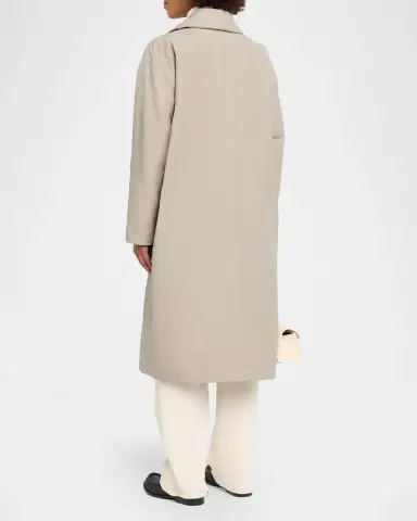 Eileen Fisher Lightweight Padded Trench Coat | Thumbnail 3 Eileen Fisher Lightweight Padded Trench Coat | Thumbnail 3