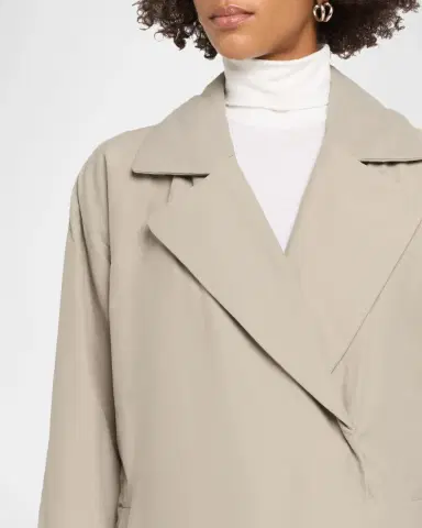 Eileen Fisher Lightweight Padded Trench Coat | Thumbnail 5 Eileen Fisher Lightweight Padded Trench Coat | Thumbnail 5