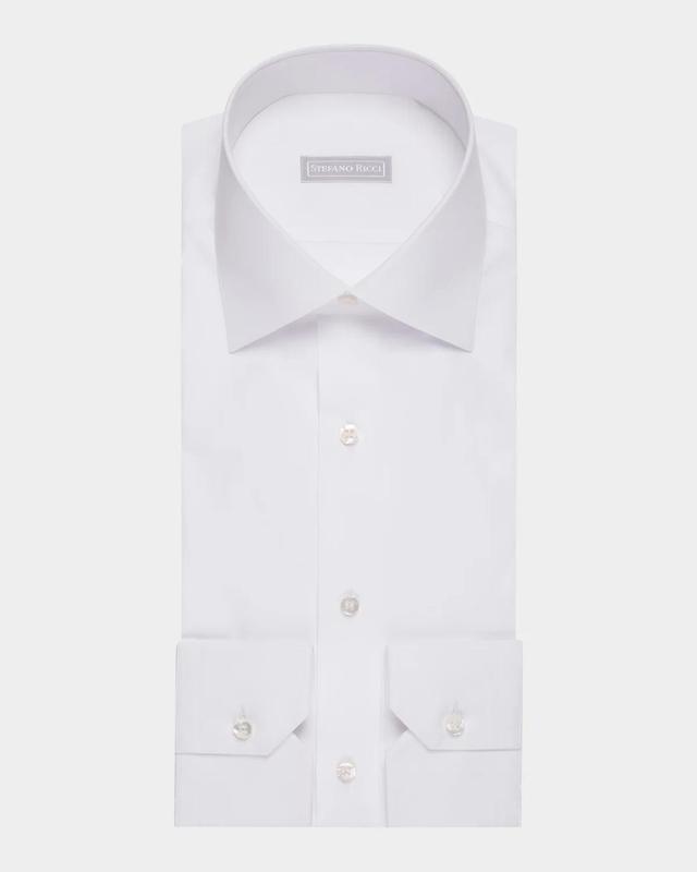 Stefano Ricci Classic Cotton Button-Front Shirt