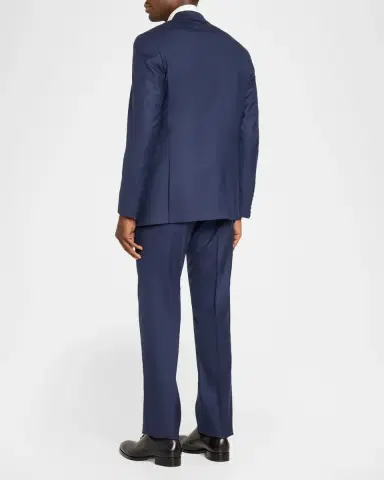 Stefano Ricci Men's Classic Solid Wool Suit | Thumbnail 3 Stefano Ricci Men's Classic Solid Wool Suit | Thumbnail 3