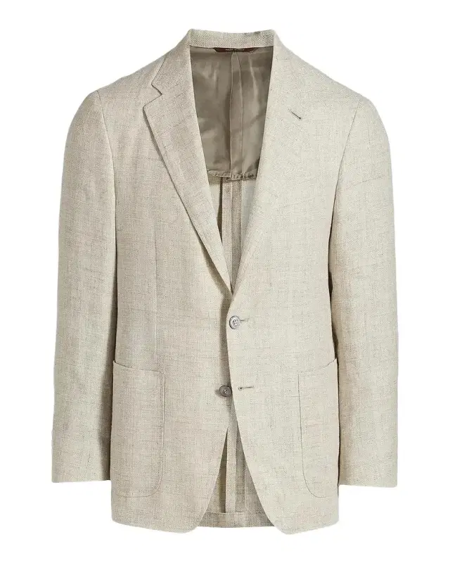 Canali Kei Linen-Wool Sportcoat