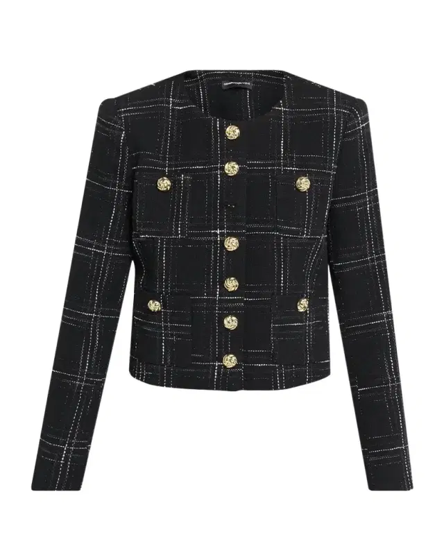 Generation Love Lilith Windowpane Tweed Jacket