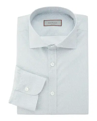Canali Micro Floral Modern-Fit Shirt | Thumbnail 2 Canali Micro Floral Modern-Fit Shirt | Thumbnail 2