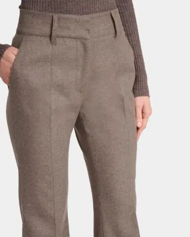 Gabriela Hearst Rhein Wool-Cashmere Flannel Flare Pants | Thumbnail 5 Gabriela Hearst Rhein Wool-Cashmere Flannel Flare Pants | Thumbnail 5