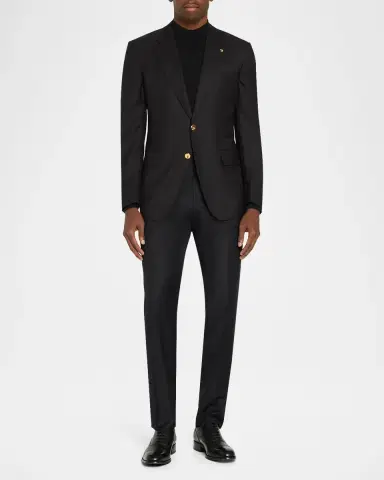 Stefano Ricci Men's Two-Button Wool Blazer | Thumbnail 2
