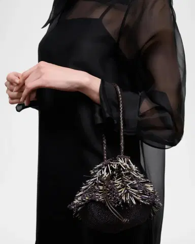 Staud Porcupine Beaded Pouch Bag | Thumbnail 2 Staud Porcupine Beaded Pouch Bag | Thumbnail 2