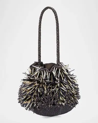 Staud Porcupine Beaded Pouch Bag | Thumbnail 3 Staud Porcupine Beaded Pouch Bag | Thumbnail 3