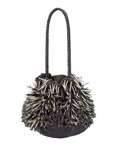 Staud Porcupine Beaded Pouch Bag | Thumbnail 1 Staud Porcupine Beaded Pouch Bag | Thumbnail 1