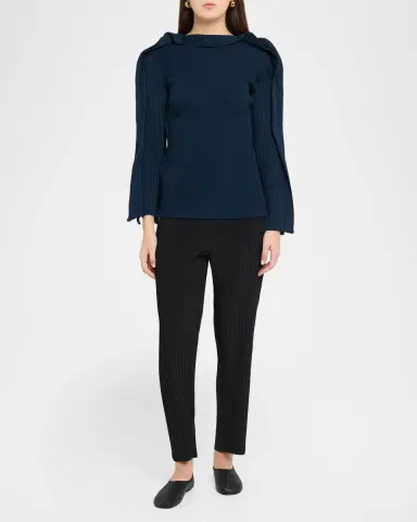 Issey Miyake Prance Ribbed Long-Sleeve Sweater | Thumbnail 2