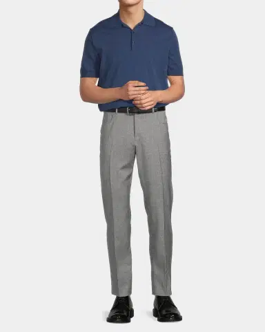 Canali Cotton Polo Shirt | Thumbnail 2 Canali Cotton Polo Shirt | Thumbnail 2