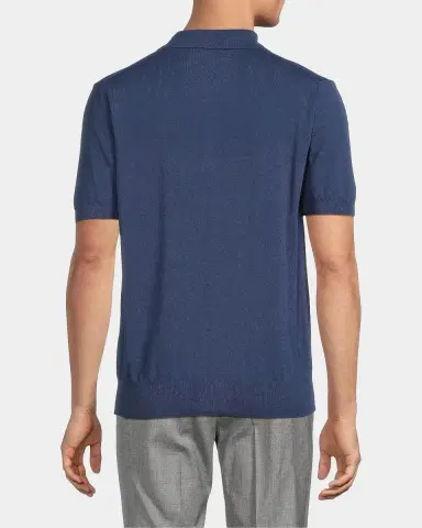 Canali Cotton Polo Shirt | Thumbnail 3 Canali Cotton Polo Shirt | Thumbnail 3