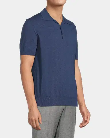 Canali Cotton Polo Shirt | Thumbnail 6 Canali Cotton Polo Shirt | Thumbnail 6