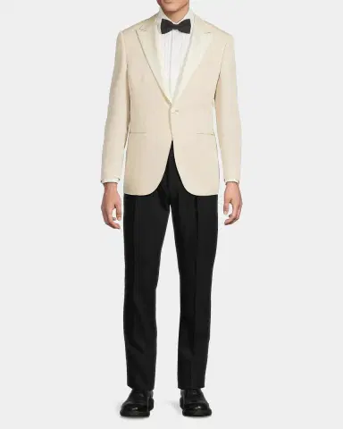 Canali Textured Wool-Silk Dinner Jacket | Thumbnail 2 Canali Textured Wool-Silk Dinner Jacket | Thumbnail 2