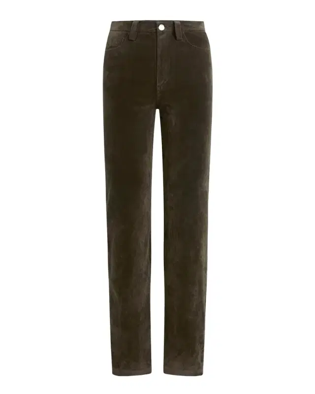 Margot Faux-Suede Slim-Fit Pants Margot Faux-Suede Slim-Fit Pants