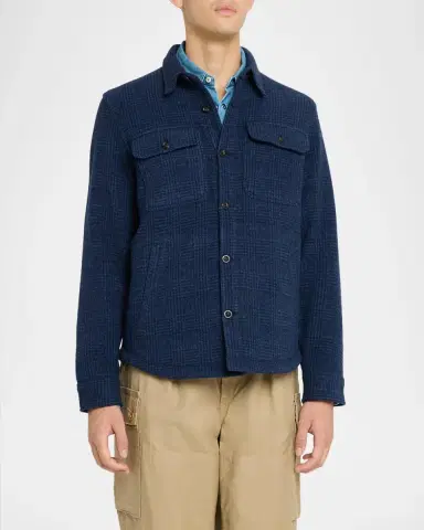 Polo Ralph Lauren Men's Brushed Double-Faced Wool Shirt Jacket | Thumbnail 4