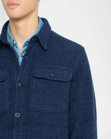 Polo Ralph Lauren Men's Brushed Double-Faced Wool Shirt Jacket | Thumbnail 5