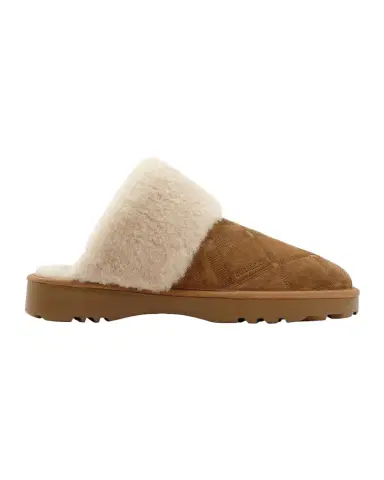 Burberry Flint Shearling-Lined Suede Slippers | Thumbnail 1 Burberry Flint Shearling-Lined Suede Slippers | Thumbnail 1