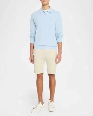 Polo Ralph Lauren Men's Striped Wool-Blend Polo Sweater | Thumbnail 2