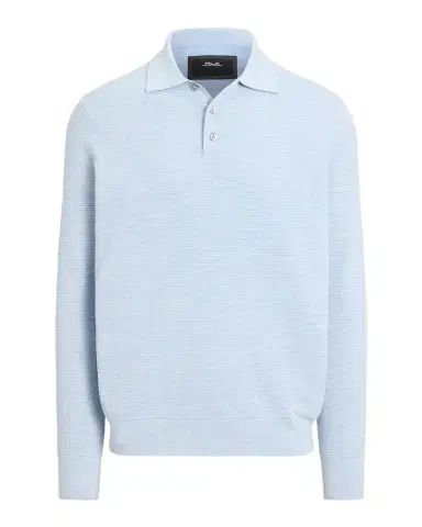 Polo Ralph Lauren Men's Striped Wool-Blend Polo Sweater | Thumbnail 1