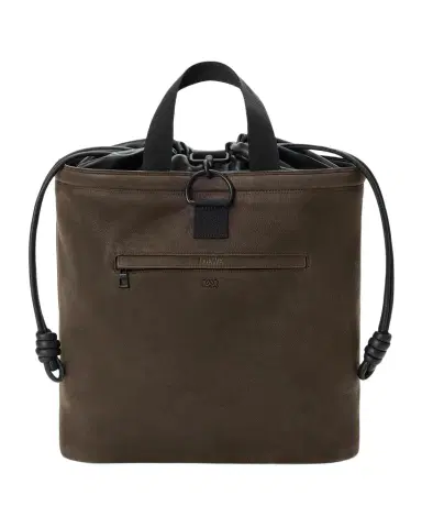 Loewe Men's Squad Nubuck & Leather Backpack | Thumbnail 1