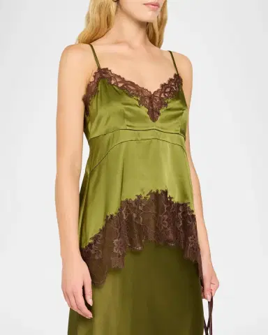 Staud Lina Silk Tank Top | Thumbnail 4