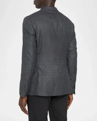 Emporio Armani Blur Box Checked Wool Sport Coat | Thumbnail 3