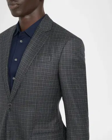 Emporio Armani Blur Box Checked Wool Sport Coat | Thumbnail 5