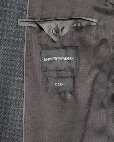 Emporio Armani Blur Box Checked Wool Sport Coat | Thumbnail 6